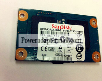 NEW HP 2510P 2710P for Sandisk SDPA3CD-064G SSD 64GB ZIF